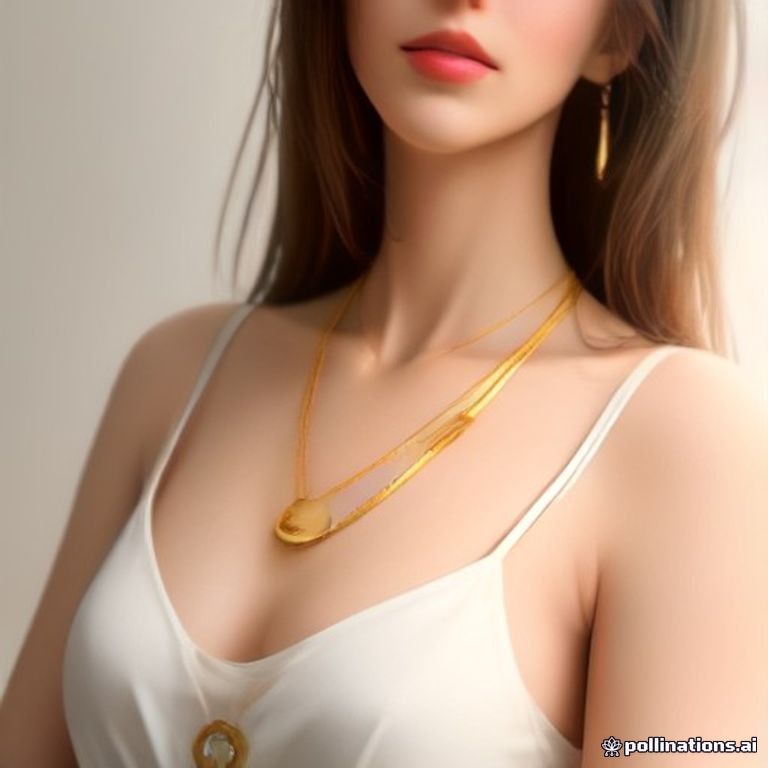 Gold-Plated Statement Necklace